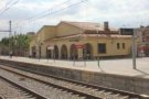 Obres de millora a l'estació de tren de Sant Celoni