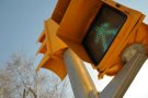 Nou semàfor a la carretera de Dosrius a Cardedeu