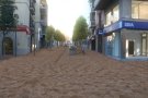 Cardedeu amplia l'illa de vianants al centre
