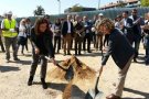 Sant Cugat posa la primera pedra del nou Institut