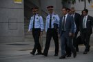 Arriben a l'Audiència Nacional Trapero, Sànchez i Cuixart per declarar com a investigats per sedició