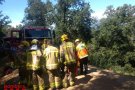 Dos morts en la sortida de via d'un tot terreny a la C-61 a Vallgorguina
