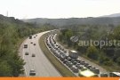 Un conductor ferit greu després d'accidentar-se amb el cotxe a l'AP-7 a Vallgorguina