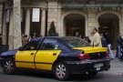 Una seixantena de taxistes del Vallès torna a desplaçar-se fins a Barcelona per donar suport a la concentració de la Gran Via