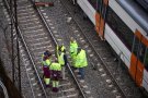 Renfe i Adif destinen més d'un centenar de tècnics a restablir el servei a l'R4, a Vacarisses