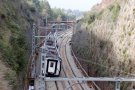 La retirada dels vagons del tren descarrilat a Vacarisses acabarà aquest divendres