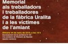 Memorial als treballadors i les treballadores de la fàbrica Uralita i a les víctimes de l'amiant