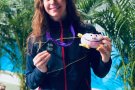 Doble plata per Abril Conesa nedadora del Club Natació Granollers a les Word Series de Japó