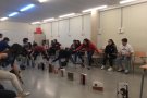 Els alumnes de 2n d'ESO de l'IES Maria de Bell-Lloc de Bigues i Riells  reflexionen sobre els conflictes bèl·lics, a través d'un taller de la biblioteca municipal