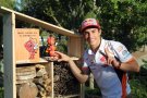 Marc Márquez inaugura el bosc de la zona del cràter del Circuit