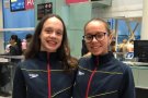 Valeria Parra i Regina Casino del Club Natació Granollers, al Campionat del Món Infantil