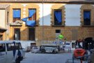 Visita d'obres a la pista polivalent de l'institut Manolo Hugué de Caldes de Montbuí