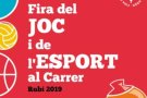 La 21a Fira del joc i l'esport al carrer se celebrarà diumenge 20 d'octubre
