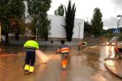 Afectacions per la tempesta d'aquesta matinada a les Franqueses del Vallès
