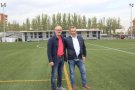 Gespa nova al camp de futbol Germans Gonzalvo de Mollet del Vallès