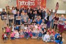 Els Xics, colla castellera de Granollers celebren la 28a diada de la colla