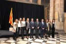Abril Conesa, nedadora del Club Natació Granollers, rebuda al Palau de la Generalitat pels èxits del Mundial