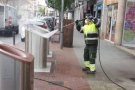L’Ajuntament fa treballs de desinfecció als carrers de Mollet del Vallès