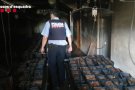 Un incendi en una casa de Bigues i Riells permet desmantellar un cultiu de més de 1.000 plantes de marihuana