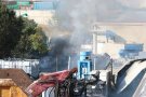Protecció Civil desactiva l'alerta del Plaseqcat un cop extingit l'incendi en una planta de reciclatge a Granollers