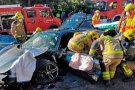 Dues persones ferides en un accident de cotxe a Santa Eulàlia de Ronçana