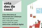 Com es pot votar des de casa?
