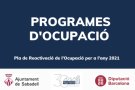 Sabadell rep més de 600 mil euros de la Diputació de Barcelona per millorar la inserció laboral