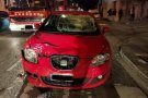 Un cotxe que circulava a una velocitat excessiva xoca amb un ciclomotor, provocant un ferit greu al centre de Mollet