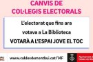 Canvis de col·legis electorals a Caldes de Montbui per les eleccions al Parlament de Catalunya 2021