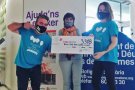 L'associació Globus pels Valents de Montornès lliura un xec de més de 3.000 euros a l'Hospital Sant Joan de Déu