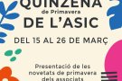 Arriba la Quinzena de l'ASIC a la Garriga