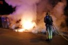 Una trentena de contenidors cremats a Sabadell, Terrassa, Pallejà i Girona
