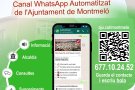 L'Ajuntament de Montmeló obre un canal de comunicació amb la ciutadania via WhatsApp
