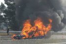 S'incendia un cotxe a la C-58 a Sant Quirze i provoca diversos quilòmetres de cua en sentit nord