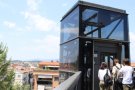 Es posa en marxa l'ascensor de la plaça dels Països Catalans de les Franqueses del Vallès