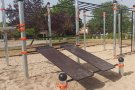 Cardedeu obre un parc de cal·listènia a la plaça de Miquel Martí i Pol