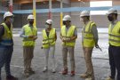 L’alcalde de Mollet visita les obres del nou centre logístic d’Amazon a Can Magarola