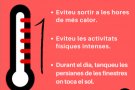 22 de juliol: Avís de risc per calor intensa
