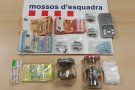 Detenen per tràfic de drogues un home de 24 anys amb 39 grams d'haixix, 11,57 grams de marihuana i 65 pastilles MDMA
