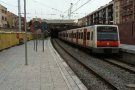Un gran forat a la superfície fa tallar el trànsit dels trens al nord de Sabadell