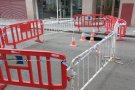 Tallen el trànsit a La Rambla Pompeu Fabra de Mollet a causa d'un esvoranc
