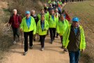 160 persones participen en la passejada de gent gran de Caldes de Montbui