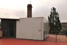 L'Ajuntament de Cardedeu instal·la un tancament d'aïllament acústic a la coberta de la Tèxtil Rase