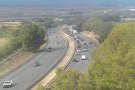 Quatre ferits en un accident entre dos cotxes a l'AP-7 a la Roca del Vallès