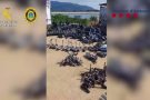 Un operatiu policial recupera 87 motos robades a una finca de Santa Maria de Palautordera