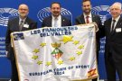 Les Franqueses recull a Brussel·les la bandera que l'acredita com a Vila Europea de l'Esport 2024