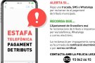 Estafes per WhatsApp amb falsos cobraments d'impostos municipals a Granollers