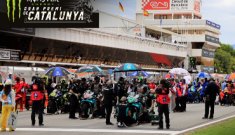 El Circuit de Barcelona-Catalunya es prepara per al GP de MotoGP