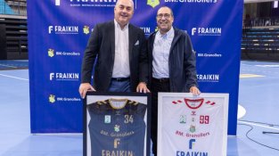 El BM Granollers i Fraikin España renoven tres anys l'acord de patrocini