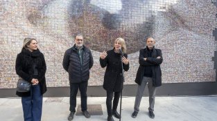 Granollers inaugura el mural fotomosaic “Granollers: gran ull” a Roca Umbert, una peça elaborada amb ceràmica i fotografies de la ciutadania